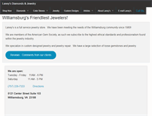 Tablet Screenshot of laneysjewelry.com